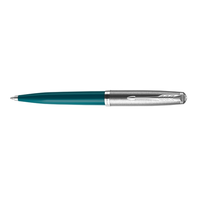 Parker - Balpen parker 51 ct m groenblauw