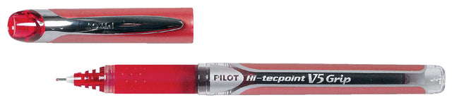 Pilote - Rollerpen Pilot Hi -tecpoint Grip V5 0.3 Red | 12 pièces