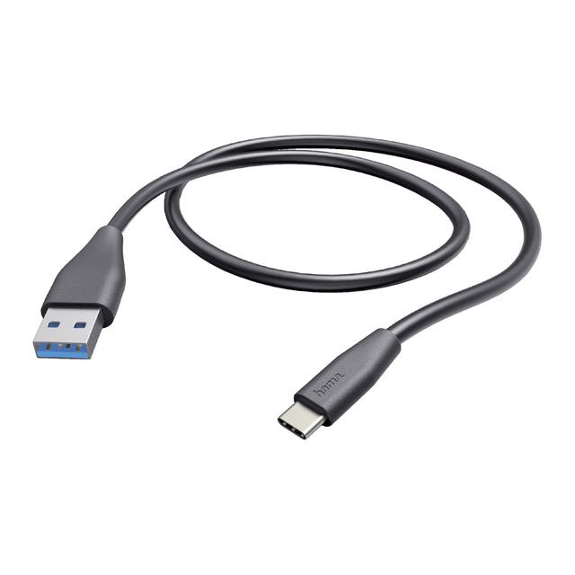 Kabel Hama USB C-A 2,0 1,50 Meter schwarz