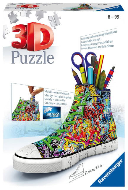 Ravensburger - 3D Puzzle Sneaker Graffiti -Stil 54 Teile