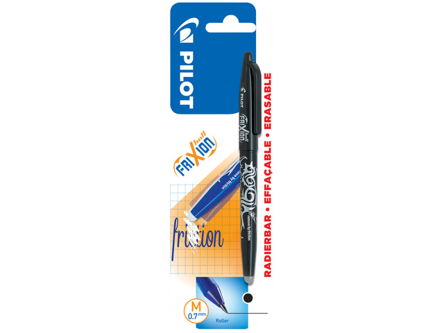 Pilot - Rollerpen pilot frixion bl-fr7 m blister zwart