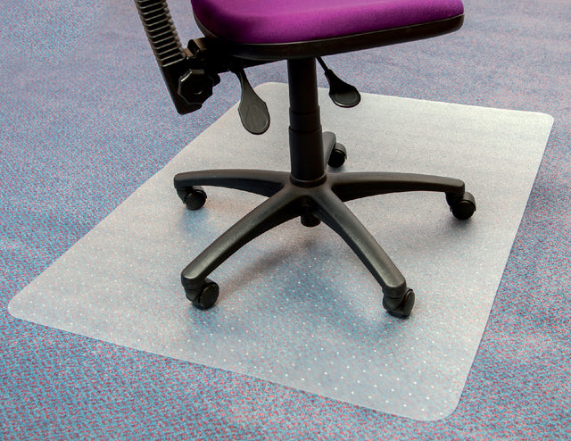 Floortex - Stuhlmatte PVC 120 x 90 cm für weiche Böden