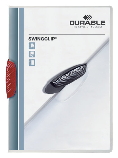 Durable - Klemmap durable 2260 swingclip rood