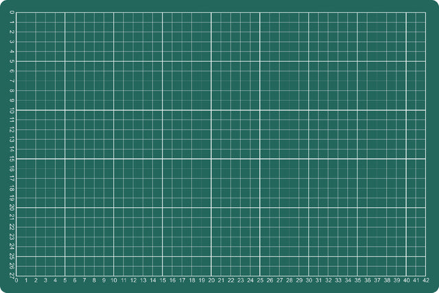 Office - Snijmat a3 450x300mm groen | 12 stuks