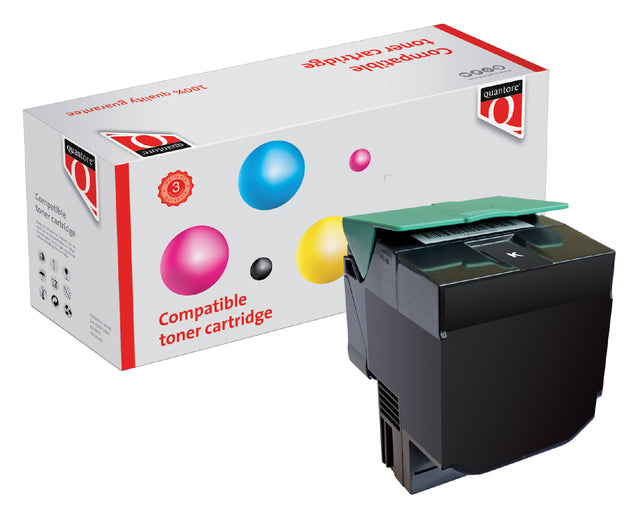 Tonercartridge Quantore Lexmark C540H1kg noir