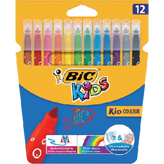 BIC Kids - viltstift Kid Couleur 12 stiften