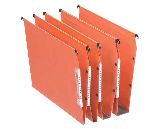 Esselte - Hangmap Orgarex Double Orange latéral 30 mm