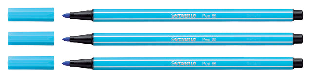 Stabilo - Pen 68 Felt -Tip Pen, Azure Blue