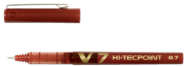 Pilot - Rollerpen pilot hi-tecpoint bx-v7 m rood | 12 stuks