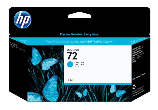 HP - Inktcartridge hp c9371a 72 blauw