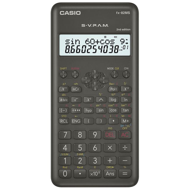 Casio - Calm Machine Casio FX -82MS 2e édition | 1 pièce