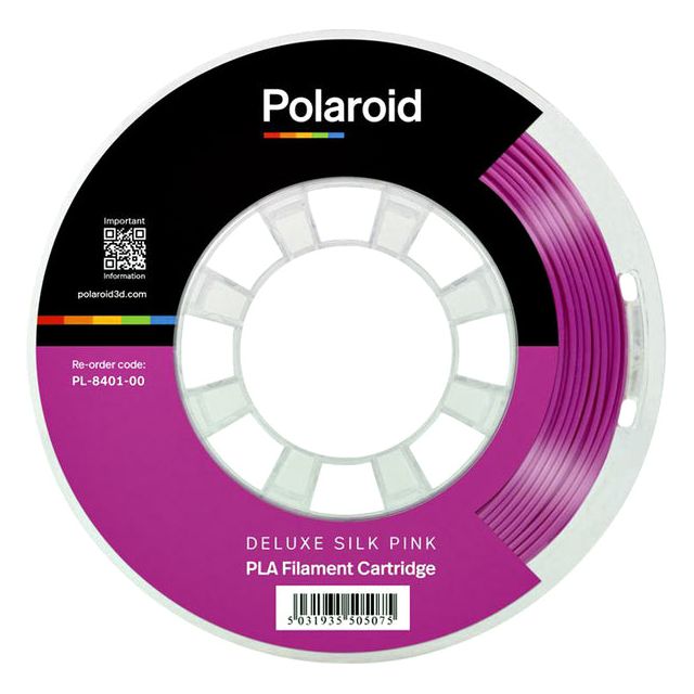 Polaroid - 3d filament  pla 250g deluxe zijde roze | 8 stuks