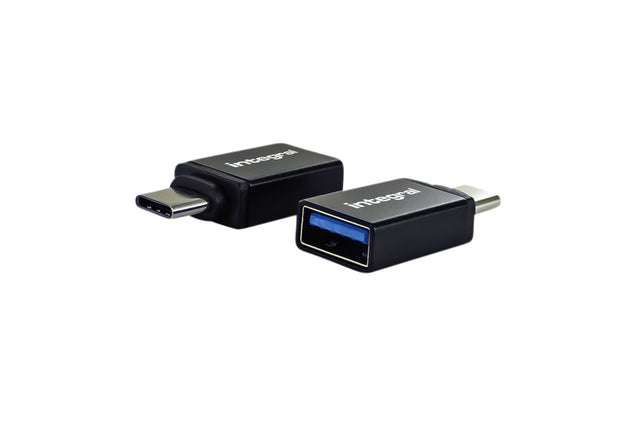 Integral - Adapter integral usb c-a 3.1 zwart