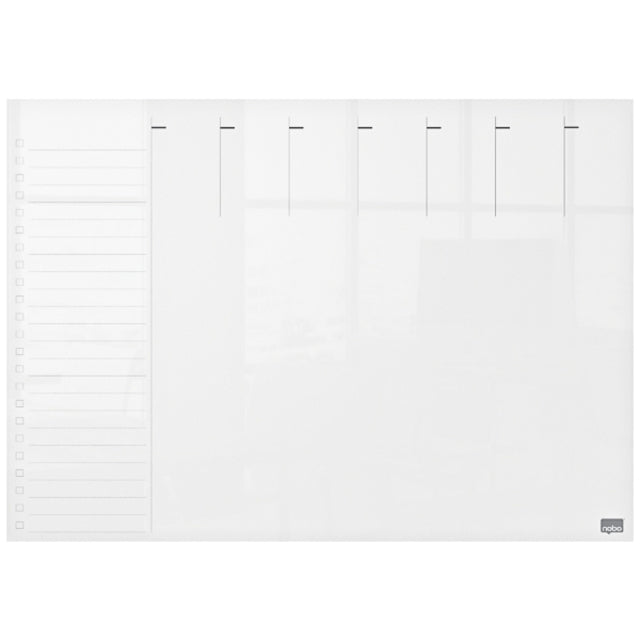 Woche Planer Nobo Transparent Acryl A3