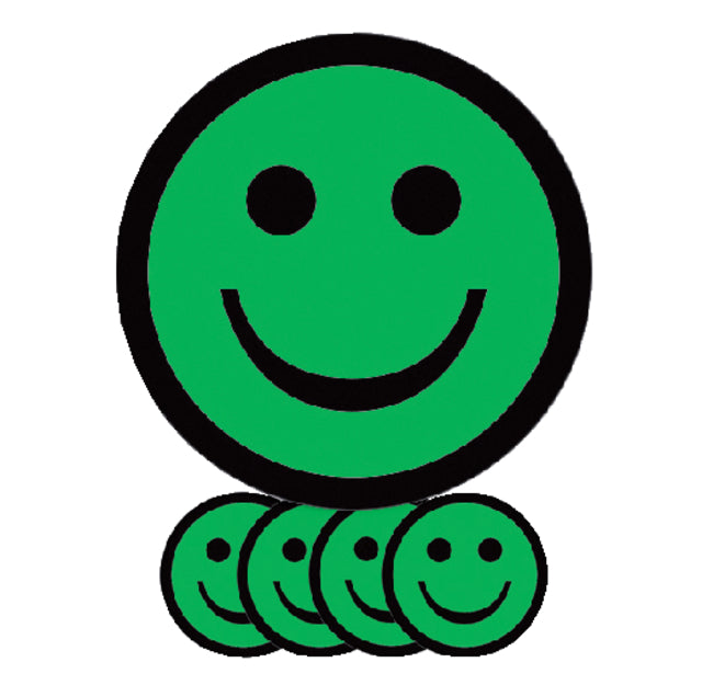 Smit Visual - Magneet smiley 2.5cm emotie blij groen