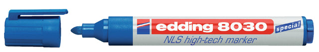 Edding-viltstift Edding 8030 NLS High-Tech-Marker 1,5-3 mm blau