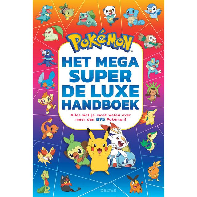 Deltas - Pokémon handboek  het mega super de luxe