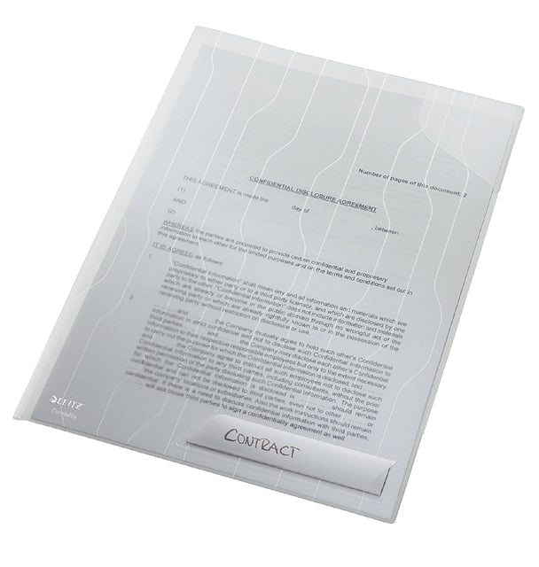 Leitz - Combifile Leitz Hard Back A4 PP Transparent | Setzen Sie ein 3 -Stück | 6 Stück