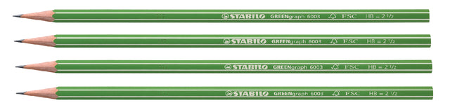 Stabilo - Potlood greengraph 6003 hb | 12 stuks