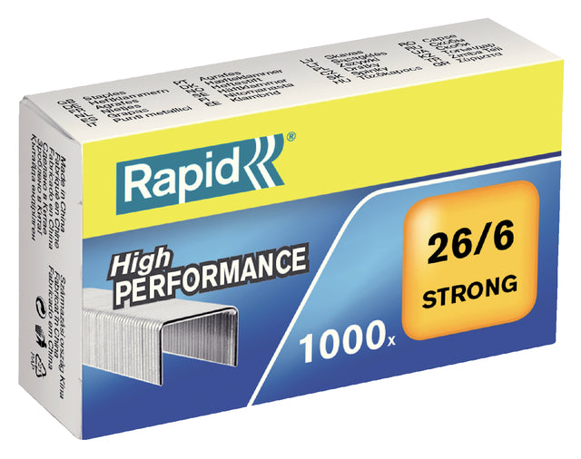 Rapid - Nieten 26/6 gegalv strong 1000st