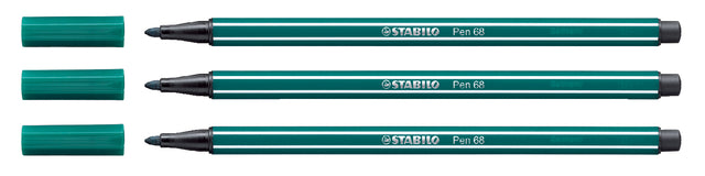 Stabilo - Viltstift pen 68/53 m turquoisegroen