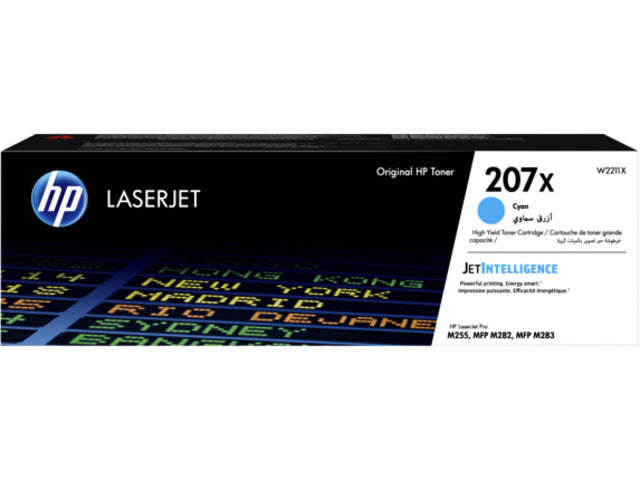 HP - Toner 207x, 2.450 Seiten, OEM W2211X, Cyan