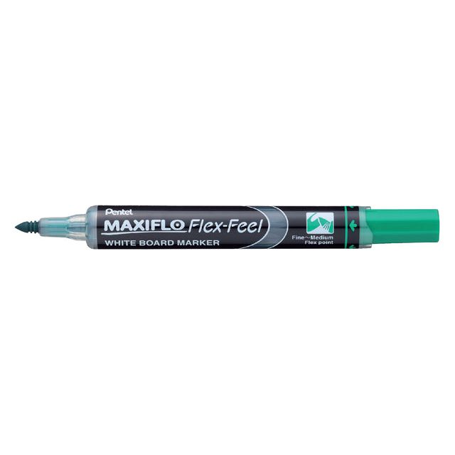 Pentel - FILT stelze MWL5SBF Maxiflo Whiteboard Green 1-5mm