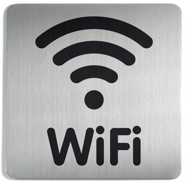 Durable - Icône Infobord 4786 Wifi carré 150 mm