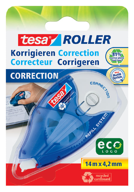 Tesa - Correctieroller eco 4.2mm navulbaar blister