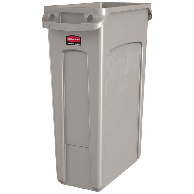 Rubbermaid Commercial Products - déchet Jim Slim Jim, 87 litres, gris