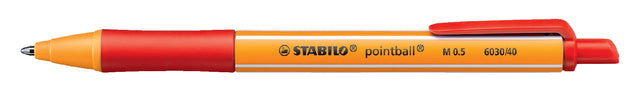 Stabilo - Balpen pointball 6030/40 m rood