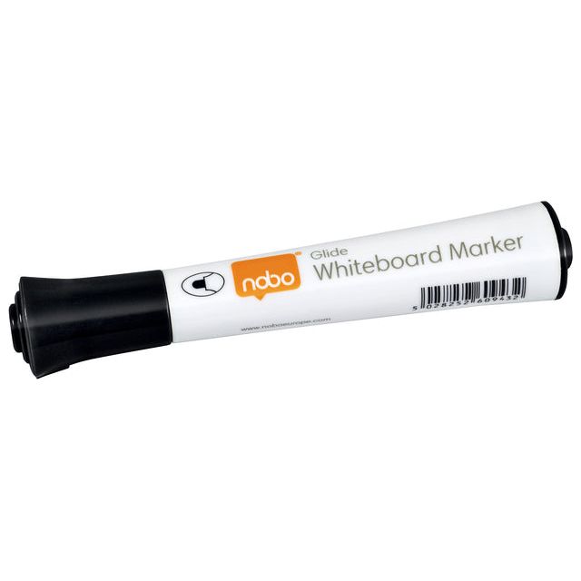 NOBO - FELT -TIP Pen Nobo Whiteboard Glide Round Black 2 mm | 10 pièces