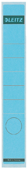 Étiquette arrière leitz étroite / long 39x285 mm auto-adhésif bleu