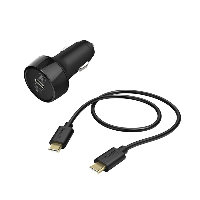 Auto Ladegerät Hama USB-C 18W 1,5 Meter schwarz