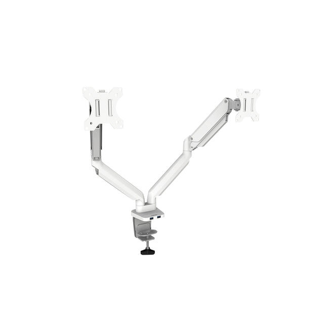 Fellowes - Überwachen Sie Arm Platinum Series Duo White