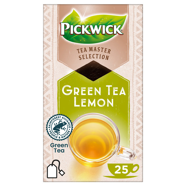 Pickwick - Tea Master -Auswahl grüner Zitrone 25st | 4 Stücke