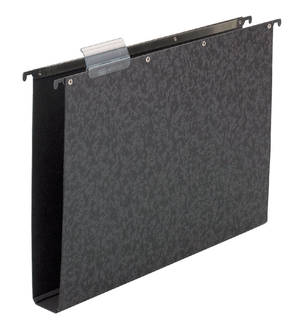 Elba - Hangmap Vertic Folio 40mm Hardboard noir | 10 pièces