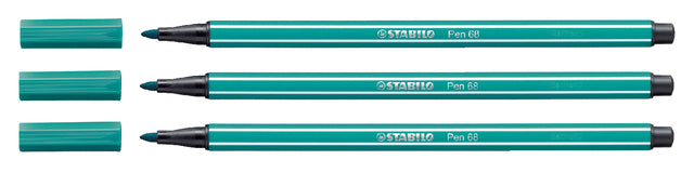 Stabilo - Viltstift pen 68/51 m turquoiseblauw