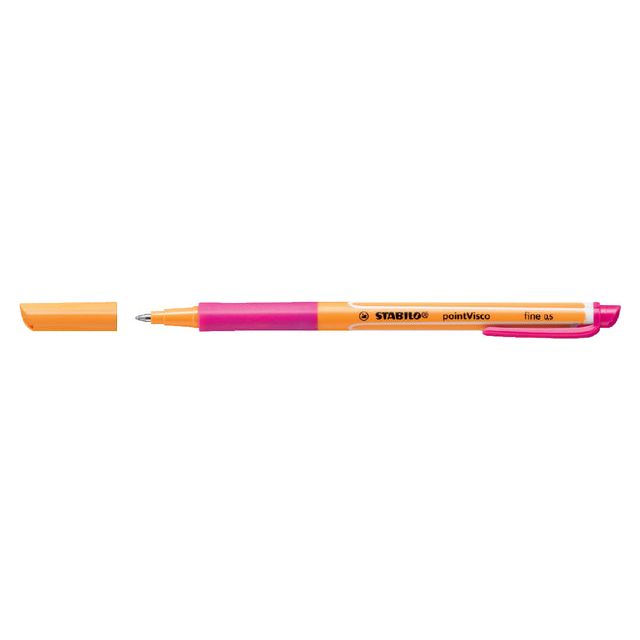 Stabilo - Rollerpen Pointvisco 1099/56 F Pink | 1 Stück | 10 Stück