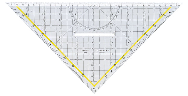 Aristo - Geodriehoek aristo 1648/2 met greep 325mm