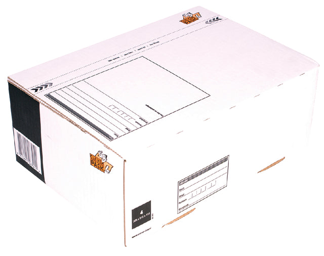 Cleverpack - Postpacks Box 4 305x215x110mm Weiß