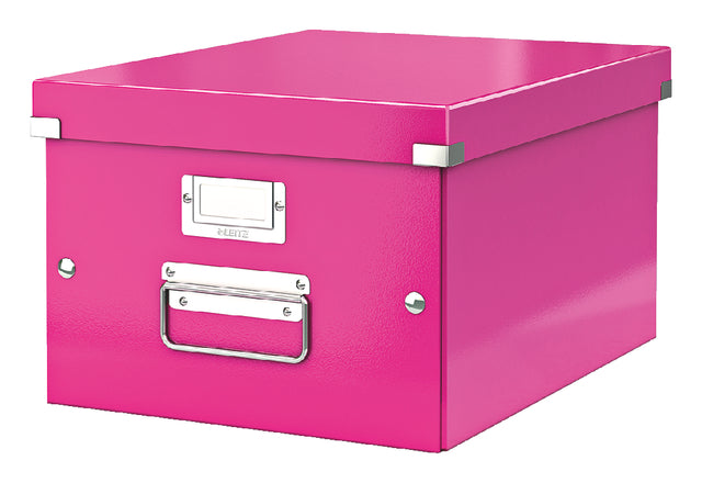 Leitz - Opbergbox leitz wow click store 281x200x370mm roze