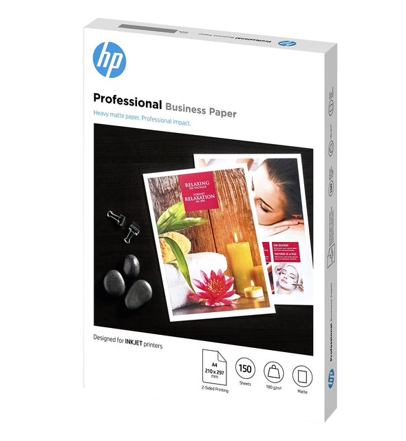 HP - Inkjet -Papier 7MV79A A4 Mat 180gr 150vel