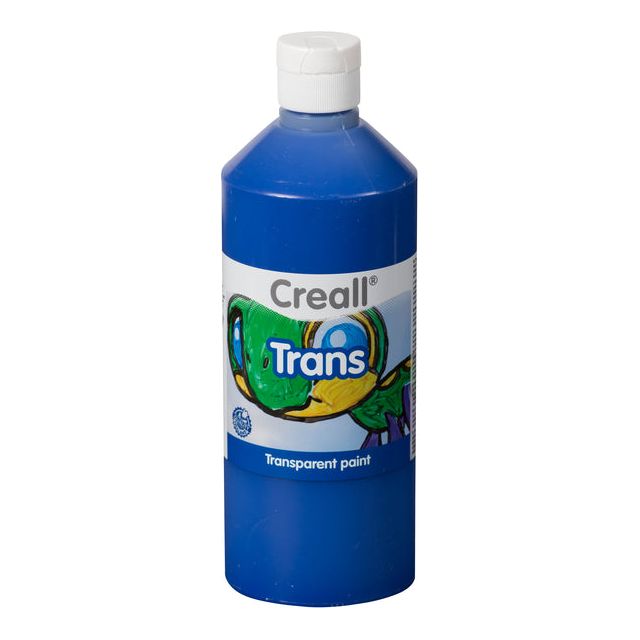 Creall - Raamverf  trans blauw 500ml