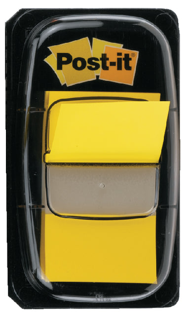 Post -it - Standard d'index, FT 24,4 x 43,2 mm, support avec 50 onglets, jaune