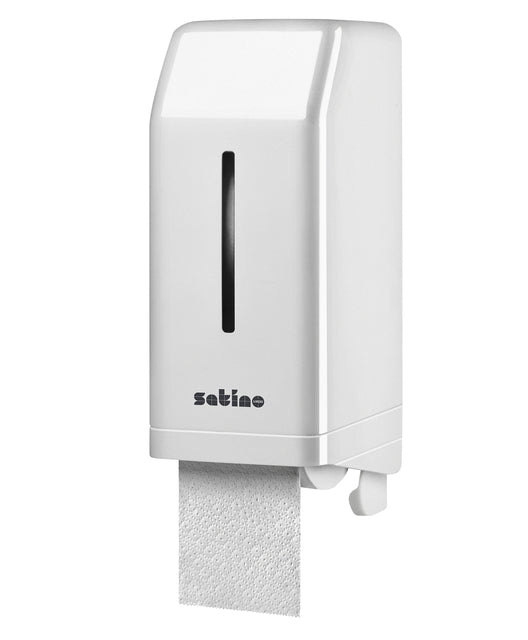 Satino by WEPA - Toiletpapierdispenser satino jt3 systeemrol wit