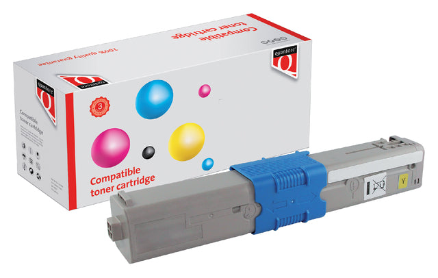 Quantore - Tonercartridge Oki 44973533 Gelb