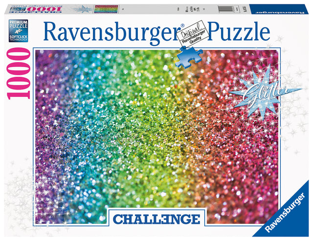 Ravensburger - Puzzel glitter challenge 1000 stukjes