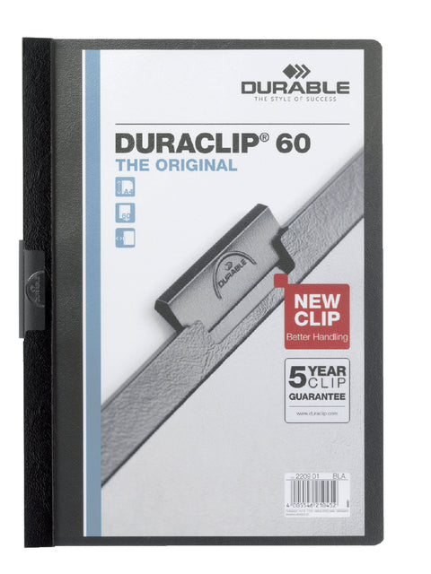 Durable - Klemmap Duraclip Original 60 noir