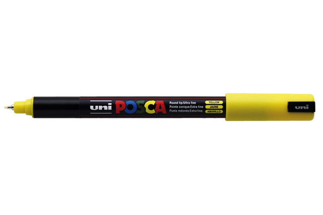 POSCA - Lackierstift PC1MR EF Yellow | 6 Stücke